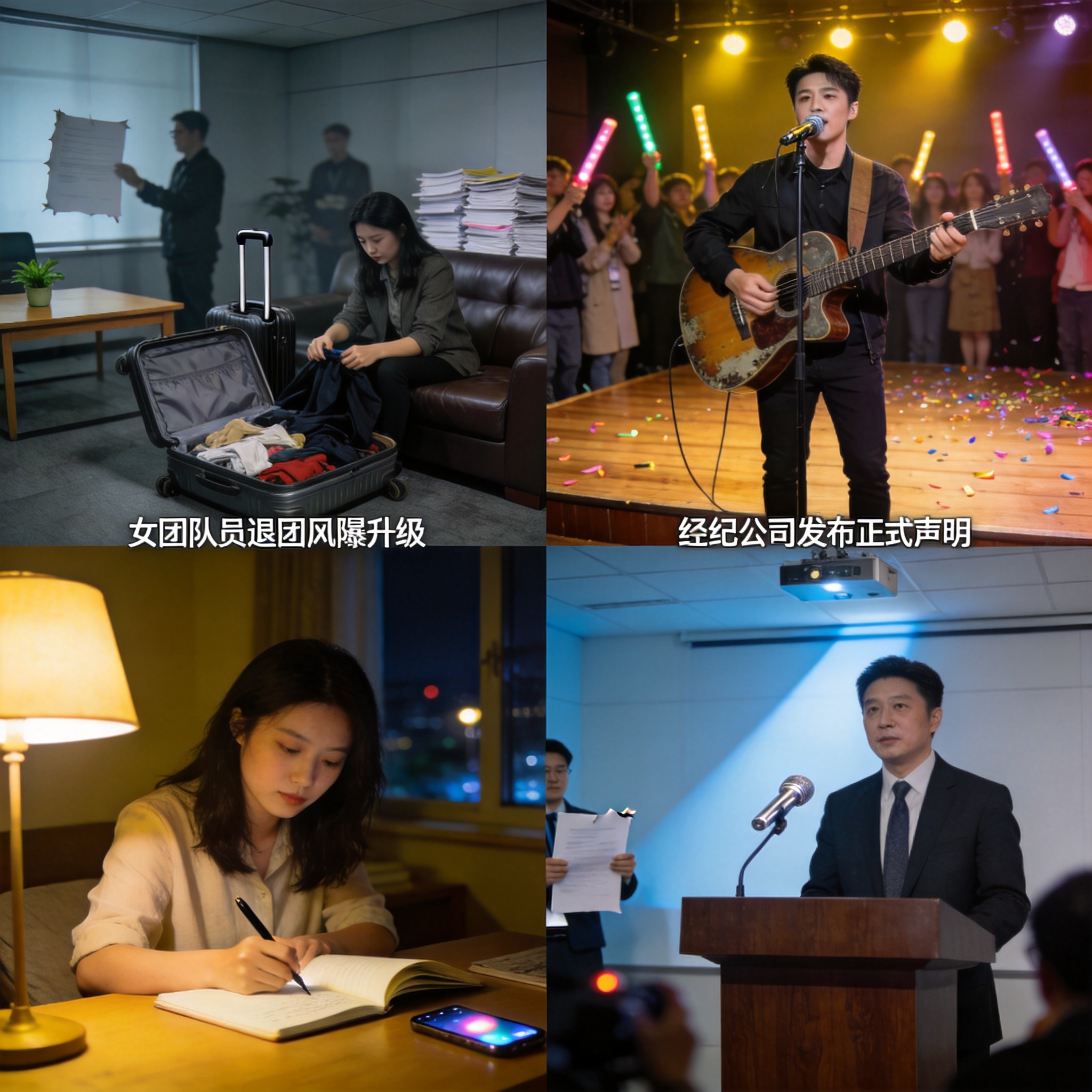 小型演出现场歌手弹唱